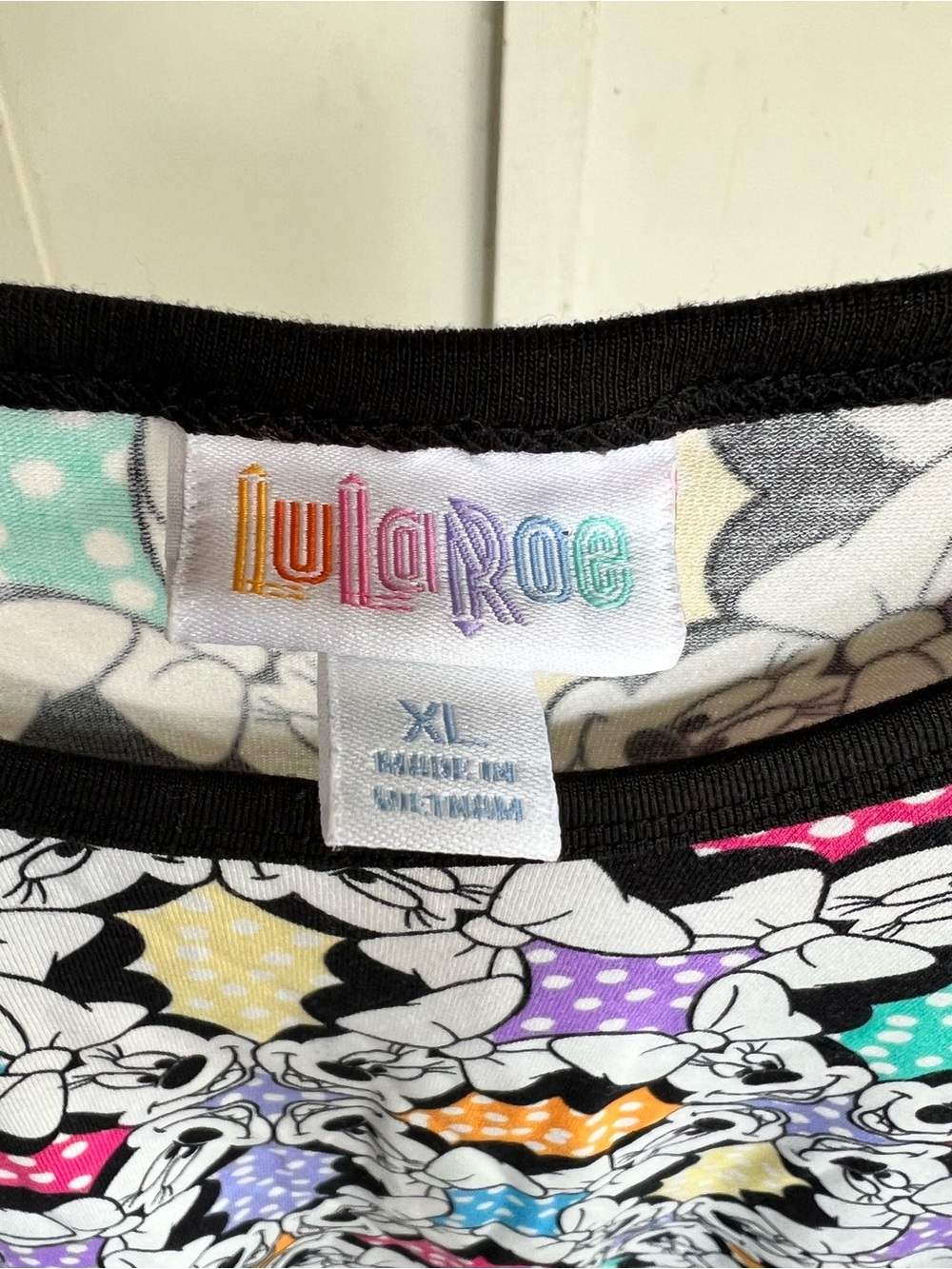 Lularoe Randy shirt top Disney Minnie Mouse XL - Picture 3 of 4